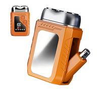 Rasoir électrique pour homme, appareil de coupe portable et lavable, machines de rasage électrique du visage, pour famille amis visage barbe visage sourcils anniversaire