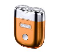 Rasoir électrique pour homme - Petit rasoir sans fil portable pour homme, rechargeable sans fil, utilisation humide et tondeuse à barbe compacte pour un rasage