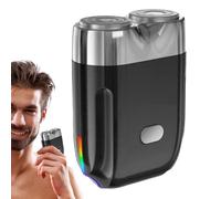 Rasoir électrique pour homme, Rasoirs électriques pour hommes,Rasoir électrique efficace à maille flottante à double anneau - Rasoir de voyage avec batterie haute capacité Rasoir portable pour homme