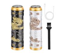 Rasoir électrique pour homme - Tondeuse à cheveux sans fil Dragon | Mini rasoir de voyage portable | Barbe pour hommes, coupe de précision, conception compacte, usage quotidien, accessoire de soins pe