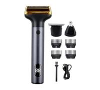 Rasoir électrique pour hommes Coupe-Cheveux Électrique Rechargeable Pour | Tondeuse Moustache Pour le toilettage du visage, du nez, de la tête, des cheveux, une utilisation à la maison et e
