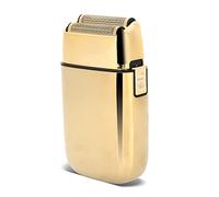 Rasoir électrique pour Hommes Rasoir à Double Feuille en Métal Rasoir électrique étanche Tondeuse à Barbe sans Fil Rechargeable USB