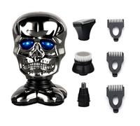 Rasoir électrique pour hommes, rasoir rotatif 7D amélioré pour tête chauve, kit de toilettage 5 en 1 avec tondeuse à barbe, nez,