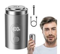 Rasoir Electrique Pour Hommes | Tête Flottante Silencieuse Rasoir Rechargeable - Outil de Toilettage avec Affichage Numérique et Finition de Précision pour Maison ou Voyage