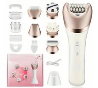 Rasoir électrique pour Jambes et Bikini pour Femmes SYJYM, Rechargeable, Humide et Sec, sans Fil, avec tête Amovible