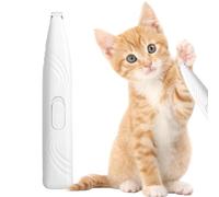 Rasoir électrique pour poils de pieds - Tondeuse silencieuse pour chien - Tondeuse de toilettage pour chien sans fil | Tondeuse professionnelle à poils épais et silencieux pour chats, chiens et autres