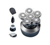 Rasoir Électrique pour Tête - Rasoir Électrique Corps & Visage | Tondeuse Sans Fil Étanche Humide et Sec - Idéal Voyage, Maison, Professionnel et Papa