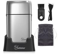 Rasoir électrique pour têtes chauves avec socle Argent