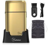 Rasoir électrique pour têtes chauves HATTEKER avec socle or
