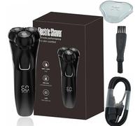 Rasoir électrique Puruxe, rasoir électrique rotatif 4D sans fil 2 en 1 avec écran LCD, lame flottante, charge rapide, longue durée de vie, 100% étanche, rasage humide/sec, protection de la peau