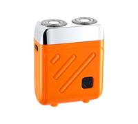 Rasoir Électrique - Rasoir Électrique Pour Hommes À Rotation À 360 Degrés, Épilateur Silencieux Sans Fil Étanche Pour Barbe, Toilettage Du Corps, Anniversaire, Utilisation Sèche Et Humide