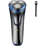 rasoir électrique, Rasoir électrique rechargeable sans fil rotatif à 3 têtes for hommes, humide et sec