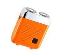 Rasoir Électrique - Rasoir Électrique Rotatif À Double Anneau De 7 X 5,5 Cm, Épilateur Silencieux Et Sans Fil Étanche, Rasoirr Électriquee Portable À Rotation À 360 Degrés Pour Hommes Pour Barbe