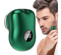 Rasoir Électrique | Rasoir Electrique Sans Fil Impermeable Rechargeable USB Portable - Tondeuse Barbe Visage | pour Voyage Bureau Maison Salle de Sport Aisselles Menton Usage Quotidien