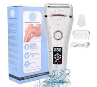 Rasoir Électrique Rasoir Indolore Pour Les Femmes USB Charging Trimmer Corps Entier Imperméable LCD Affichage Épilateur Men Adolescents Face Repoisement Des Cheveux Lignes De Corps Shavers Area