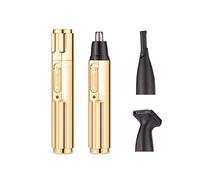 Rasoir Électrique rechargeable 3-en-1 avec Tondeuse pour Poils du Nez + Rasoir pour Barbe et Sourcils + Rasoir pour les Tempes, Kit de Nettoyage pour Visage sec et Humide et Tondeuse pour Hommes