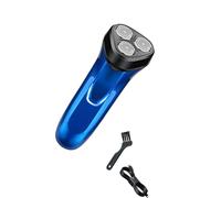Rasoir électrique rechargeable, dispositif de rasage rapide, tondeuse à barbe portable, texture en plastique, adapté voyages, étanche, chargeur USB, rasoir pour hommes