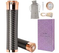 Rasoir électrique rechargeable pour femme, rasoir électrique indolore pour lèvres, bras, visage, duvet de pêche (noir)