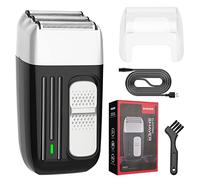 Rasoir électrique rechargeable pour homme - Rasoir électrique à barbe pour tête chauve qui se décolore - Outil de toilettage - Rasoirs électriques pour le visage et la tête - Portable sans fil