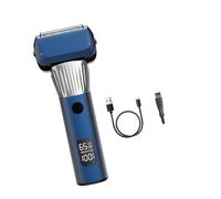Rasoir électrique rechargeable pour hommes, machine à raser, texture ABS, adapté pour un voyage facile et un rasage rapide, outil de toilettage pour hommes avec écran numérique