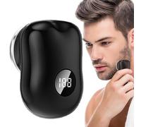 Rasoir électrique rechargeable USB sans fil avec écran numérique portable | Rasoir électrique pour un rasage à venir - Pour voyage, cadeau et utilisation quotidienne à la maison, au bureau, à la