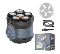 Rasoir électrique sans fil pour hommes, Rechargeable, humide/sec, chauve, étanche, pour Kits de toilettage