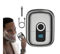 Rasoir Électrique - Tondeuse Barbe Homme Compacte | Kit de Toilette Rechargeable Sans Fil Imperméable pour Peau Sensible, Taille-Barbe Portable
