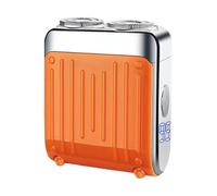 Rasoir électrique - Tondeuse faciale à charge rapide - Rasoir électrique double anneau avec écran numérique pour homme et femme, usage domestique, toilettes quotidiennes et voyages