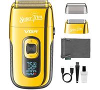 Rasoir Électrique - ZIG-ZAG TERRITOIRES - 7500 Tr/Min - Tondeuse Pop-Up - Sans Fil - Noir