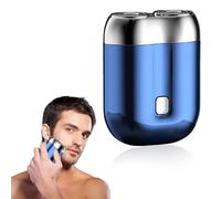 Rasoir Electriques Hommes, 2025, Etanche IPX7, Mini Rasoir de Voyage, USB Portable Rasoir électrique Wet & Dry pour hommes, Rechargeable, pour Maison, Bureau, Voyages D'affaires (Bleu)