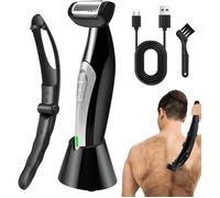 Rasoir Electriques Hommes Corps,Epilateur Homme Pliables,Tondeuse Corps,Utilisation Humide Et Sèche,Tondeuse Torse Homme Pour Dos,