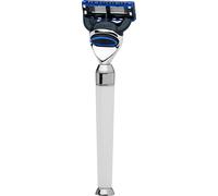 Rasoir | Gillette® Fusion™| résine précieuse blanche Série "Premium Design Paris".