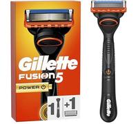 Rasoir - Gillette - Fusion5 Power - 5 Lames Anti-Friction - Bande Lubrifiante - Micro-Pulsions À Pile