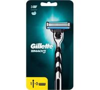 Rasoir Gillette Mach 3 avec 2 lames de rechange