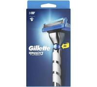 Rasoir - Gillette - Mach 3 Turbo - Mixte - 1 Recambio - Confort Optimal Avec Crème À Raser