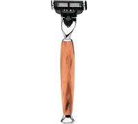 Rasoir | Gillette® Mach3® | Bois de d'olivier "Serie Premium Design MILANO