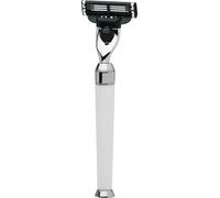 Rasoir | Gillette® Mach3® | résine précieuse blanche Série "Premium Design Paris".