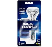 GILLETTE Sensor Excel Manche de rasoir + 3 Lames