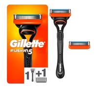 Rasoir - Gillette - Système Fusion 5 - 5 lames - Recharge 1 mois - Pour peaux normales
