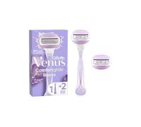 Gillette Venus Comfortglide Breeze Rasoir, 1 Manche, 2 Recharges De Lames, À 3 Lames, Rasage En Douceur