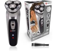 Rasoir Homme Batterie USB 3 Têtes de Rasage Flottantes Tondeuse Pop-Up Avec Brosse de Nettoyage et Capuchon de Protection Câble USB