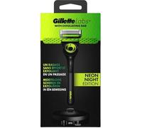 Rasoir Homme Exfoliant Labs NEON Avec Manches + Socle GILLETTE