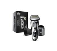 Rasoir Homme Série 9 Pro 9370cc Fonction 4 en 1 Alimenté Par Pile Tête Pivotante Métal Argent