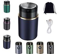 Rasoir, Ipx7 Rasierer, Mini Rasoirpour Zones Intimes,Lavable, Sans Fil Avec Écran Led Usb, Pour Voyage, Humide Et Sec, Pour Hommes Et Femmes (K-bleu)