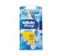 Rasoir jetable - Gillette - Blue3 Cool - 6 pièces - Tête pivotante - 3 lames flexibles