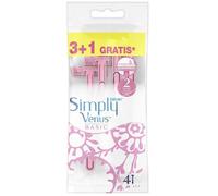 Gilllette Simply Venus - Lot De 4 Rasoirs Jatables Double Lames - Basic