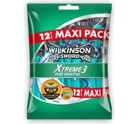 Rasoir jetable pour hommes Wilkinson Xtreme3 Sensitive Comfort 12 pcs