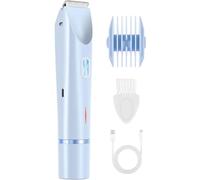 Rasoir KLYNE - L’innovation du rasage pour une peau douce et saine Rasoir Électrique Femme 2 en 1 Tondeuse Rechargeable IPX7 pour Zones Sensibles, Sourcils, Jambes et Aisselles