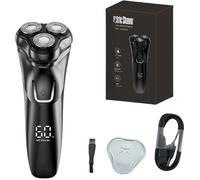 Rasoir lectrique V1 Pro u2013 Lames 4D ultra-prcises et tondeuse intgre pour un rasage net et Anthracite#15.0 cm RASOIR ELECTRIQUE