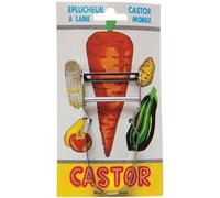Rasoir legumes castor inox blister rusillon 1010